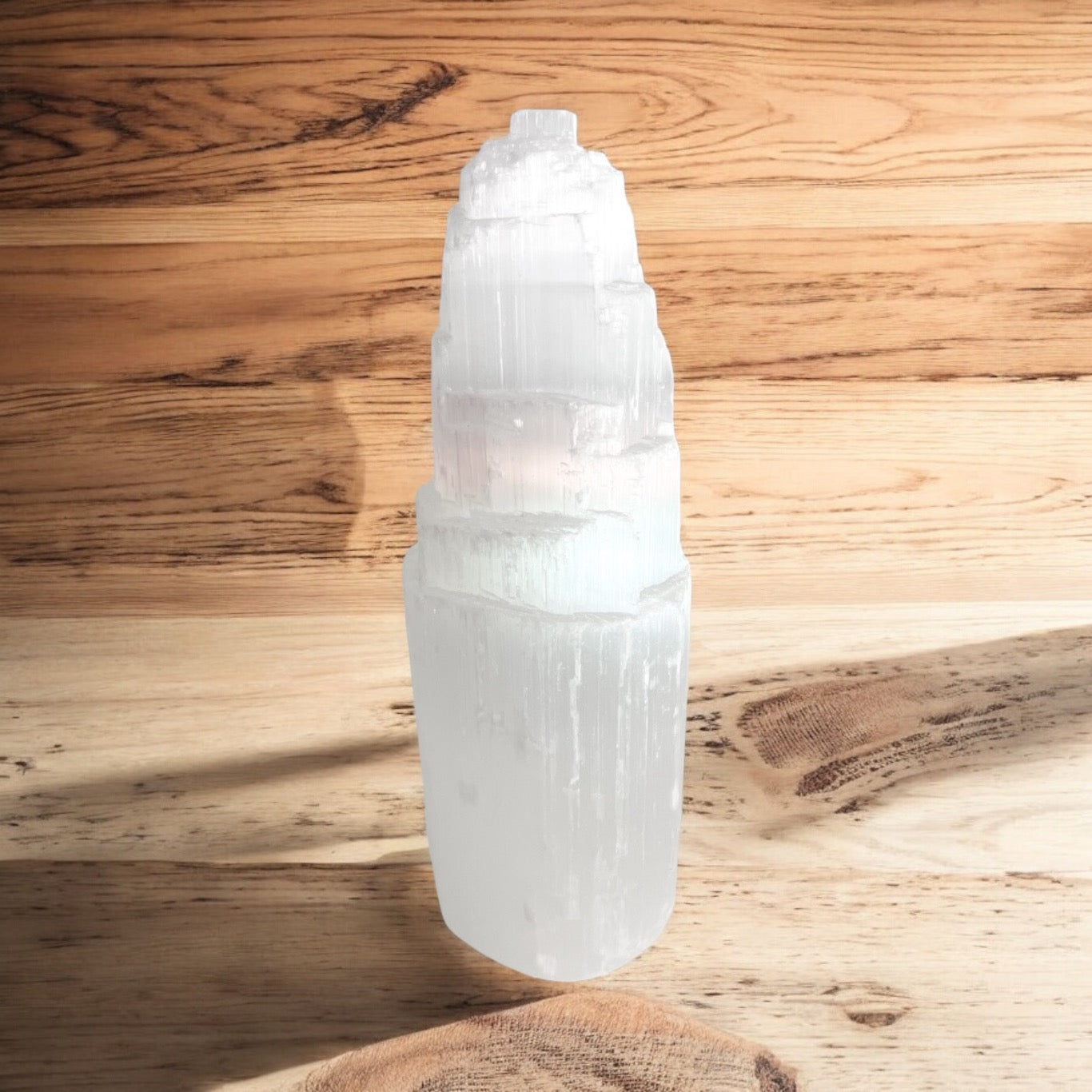 Selenite Tower Medium 13-15cm Height