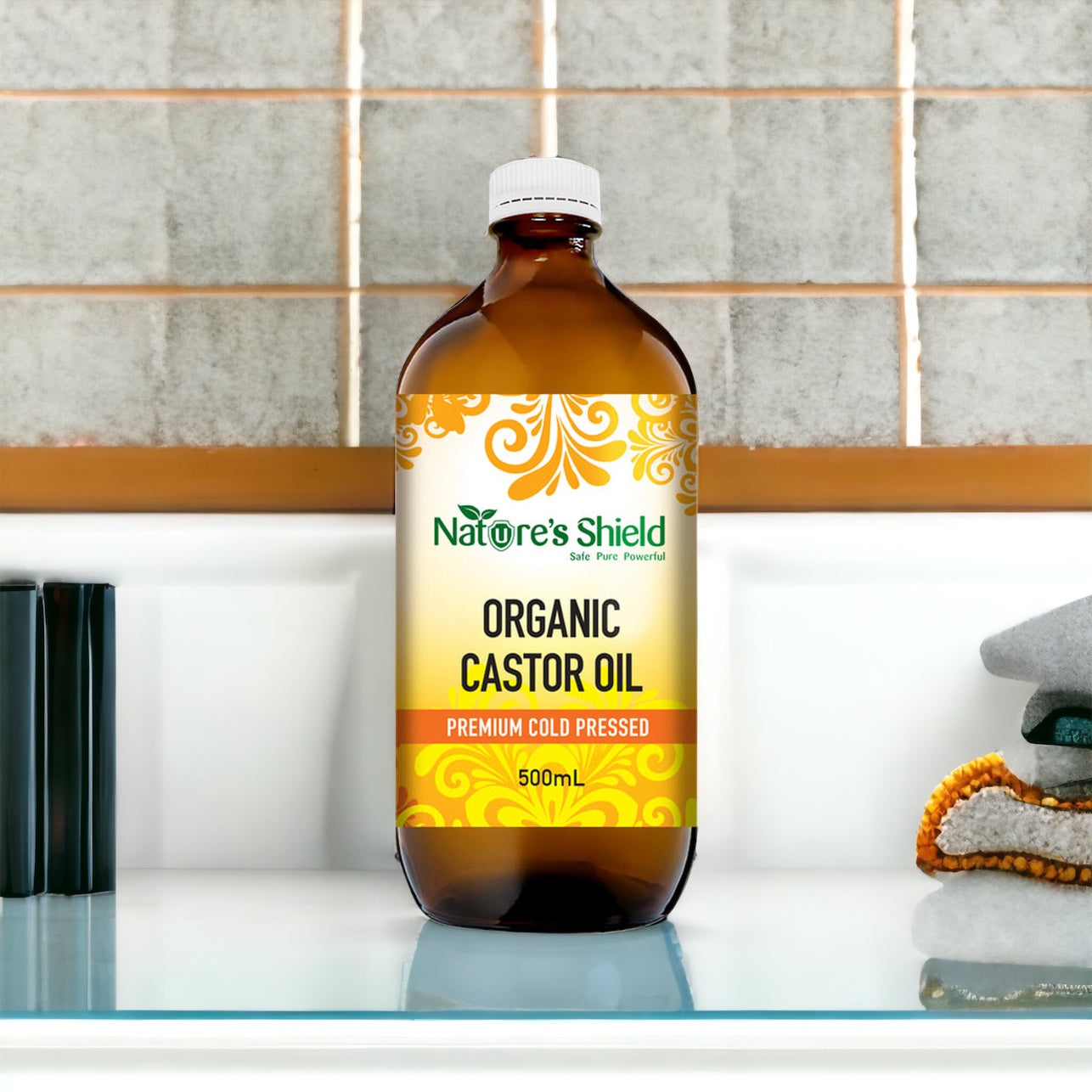 Nature's Shield Organic Castor Oil 500ml