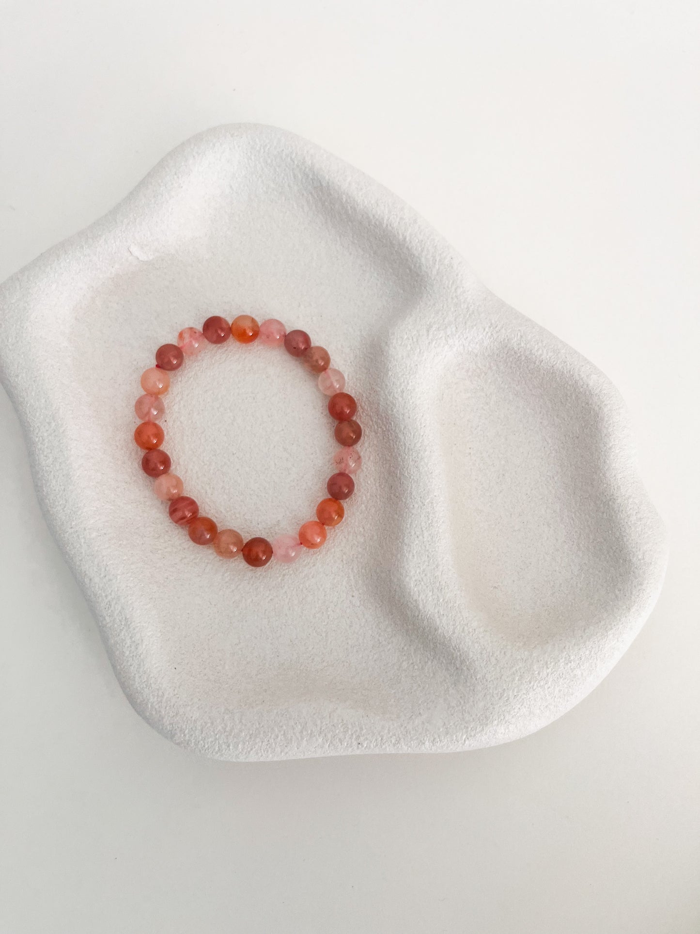 Carnelian -8mm Bead Bracelet