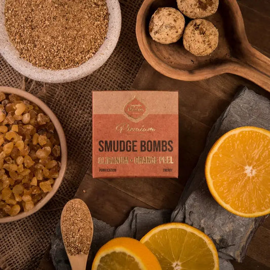 Sagrada Madre - Olibanum & Orange Peel Smudge Bombs 8 Units