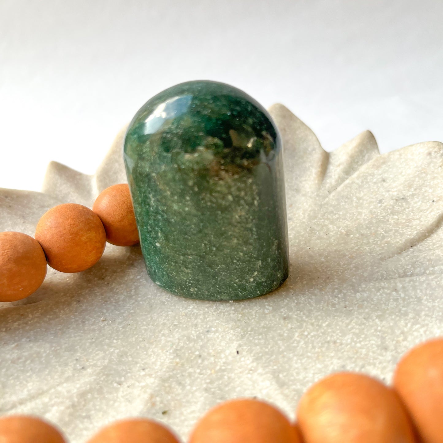 Polished Crystal - Emerald With Mica