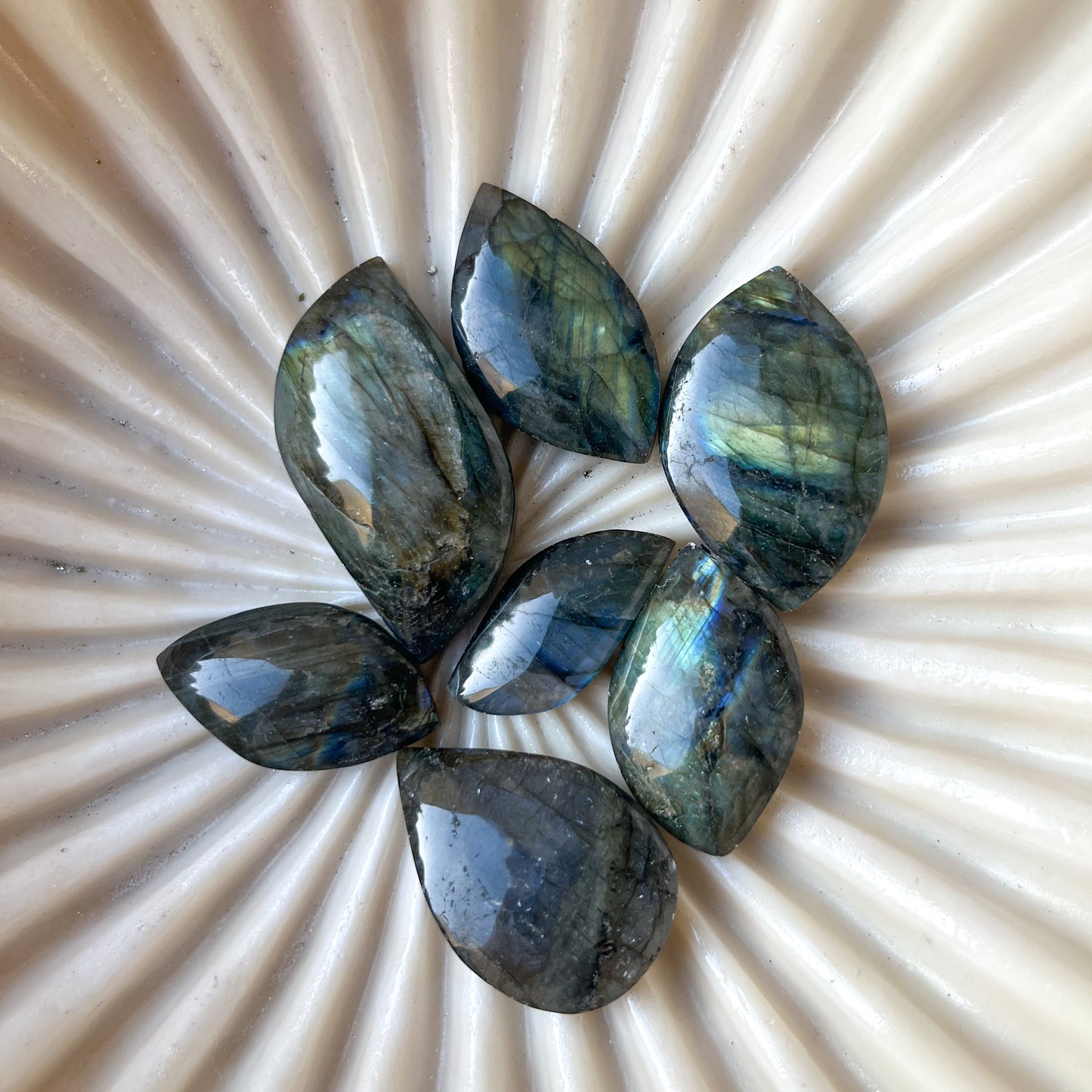 Polished Crystal - Labradorite Leaf